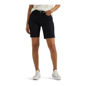 NWT Women's Black Mid Rise Bermuda Shorts Size 20M - Waist 40"